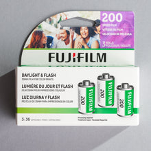  Fujifilm FujiColor 200 3-Pack 35mm, 36 Exposures